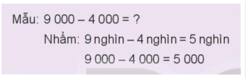 Giải toán 3 kết nối bài 55: Phép trừ trong phạm vi 10 000