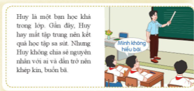 Thảo luận và đề xuất phương án hợp tác với thầy cô để giải quyết vấn đề nảy sinh trong tình huống sau