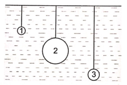 Ba quả cầu bằng thép được nhúng vào trong nước như hình vẽ. Nhận xét nào sau đây là đúng về áp suất của nước lên các quả cầu?
