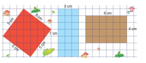 Giải toán 3 kết nối bài 52: Diện tích hình chữ nhật, diện tích hình vuông