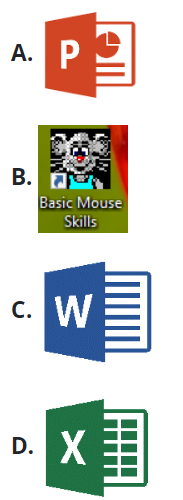 Để khởi động phần mềm Basic Mouse Skills em nháy đúp vào biểu tượng: