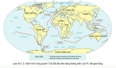 Giải chủ đề 1 Các cuộc đại phát kiến địa lí thế kỉ XV - XVI